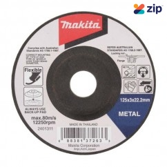 Makita B-22193-20 - 125mm AC60 Metal Flexible Grinding Wheel - 20 Pack